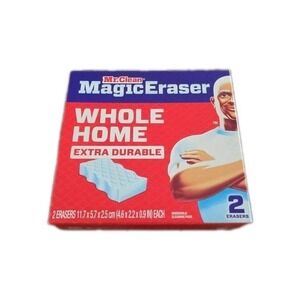 Mr. Clean Magic Eraser Extra Durable Power Scrub  Durafoam White, 2 Pads #1261